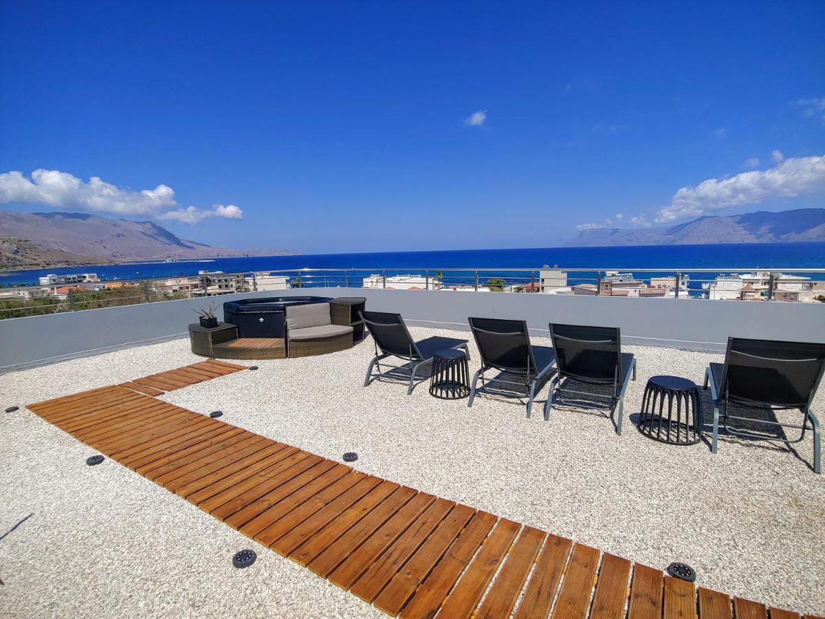 Appartement Blue Horizon à Kíssamos Extérieur photo